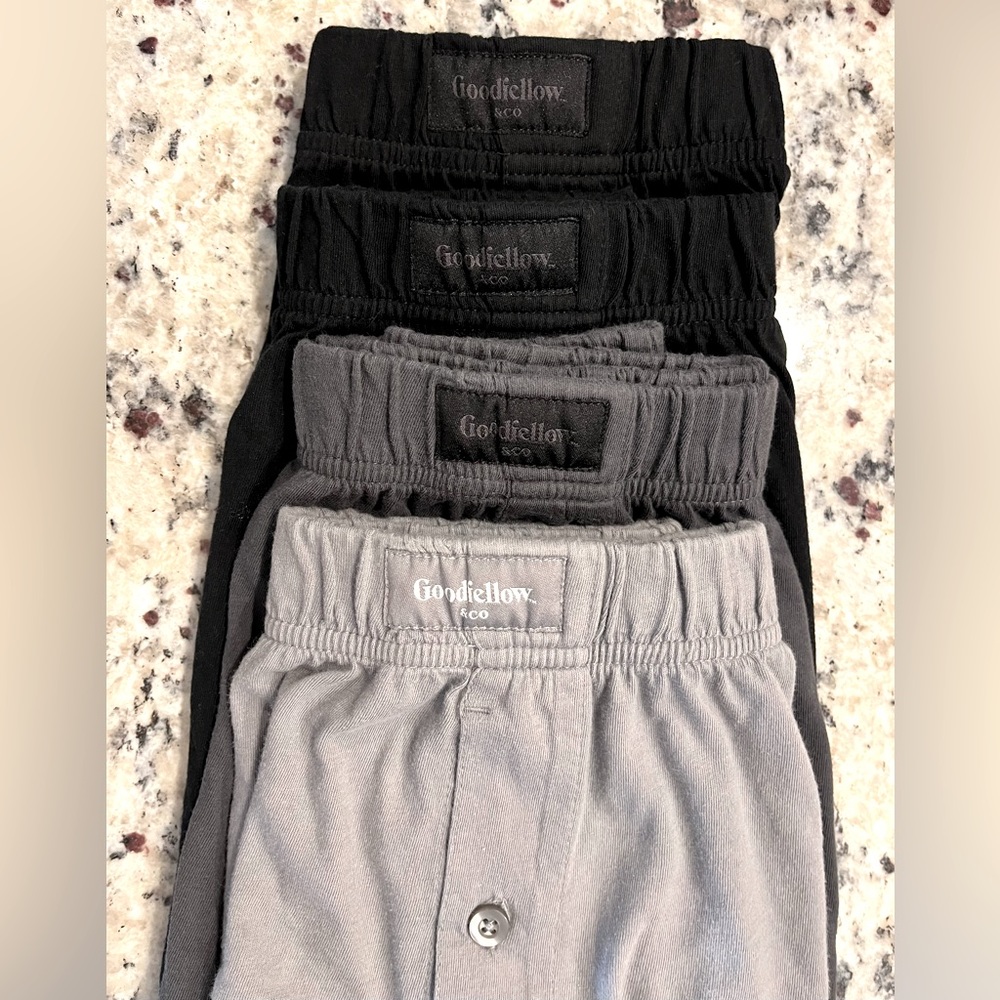 Goodfellow & Co. Cotton Boxers men’s L set of 4, new without tags. By Target.